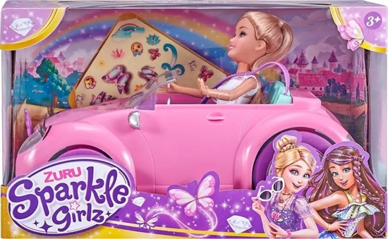 Picture of Sparkle Girlz SPARKLE GIRLZ doll and car set Sparkle Coupe,10028