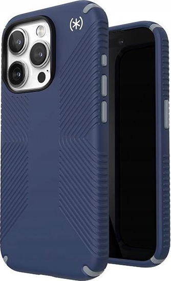 Picture of Speck Presidio2 Grip - Etui iPhone 15 Pro (Coastal Blue / Dustgrey / White)
