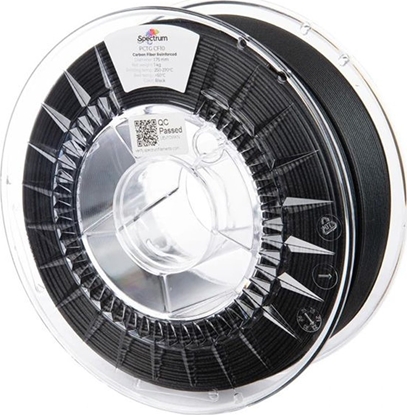 Picture of Spectrum Spectrum 3D filament, PCTG CF10, 1,75mm, 500g, 80727, black