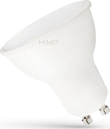 Picture of SpectrumLED arówka LED GU10 230V 7,5W SMD Barwa Neutralna z MLECZN SZYBK biaa plastikowa SpectrumLED WOJ+14593 himp