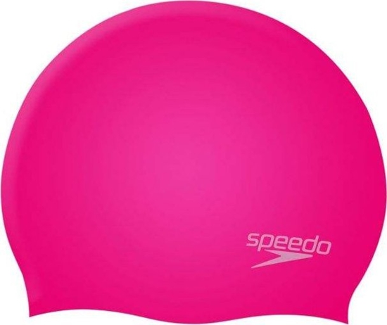 Picture of Speedo Czepek Pywacki Speedo Plain Moulded Junior Pink