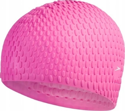 Picture of Speedo CZEPEK SILIKONOWY BUBBLE CAP AU PINK/PURPLE