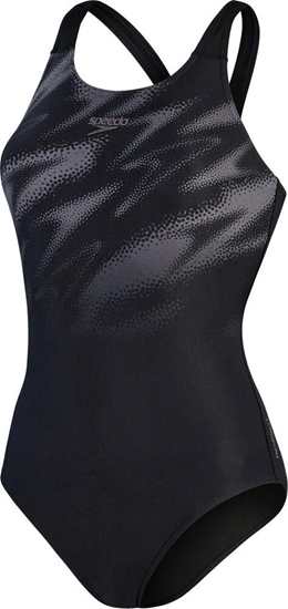 Изображение Speedo Damski strój kpielowy Speedo Hyperboom Plmt Msbk Af black / dove grey rozmiar 28
