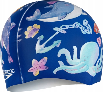 Picture of Speedo Dziecicy CZEPEK SILIKONOWY DIGITAL PRINTED CAP JU