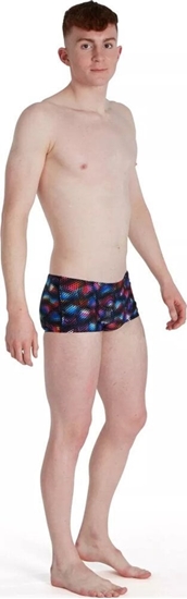 Picture of Speedo Mskie bokserki kpielowe Speedo ALV V 17CM BRF AM black/blue flame/light adriatic/fluo tangerine rozmiar 30