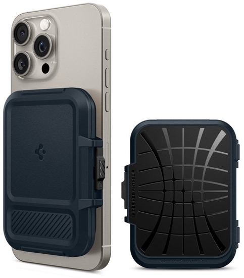 Изображение SPIGEN LOCK FIT MAGSAFE UNIVERSAL MAGNETIC CARD HOLDER METAL SLATE