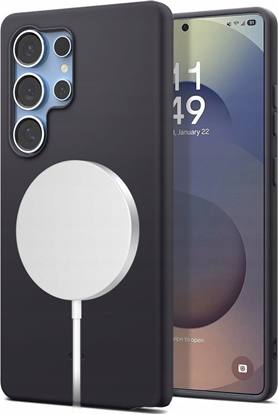 Изображение SPIGEN SILICONE FIT MAG MAGSAFE GALAXY S25 ULTRA BLACK