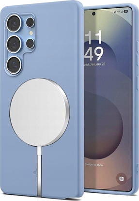 Изображение SPIGEN SILICONE FIT MAG MAGSAFE GALAXY S25 ULTRA SAPPHIRE BLUE