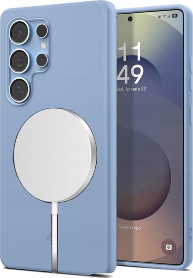 Изображение SPIGEN SILICONE FIT MAG MAGSAFE GALAXY S25 ULTRA SAPPHIRE BLUE