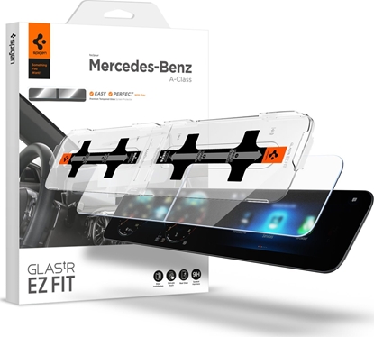 Изображение Spigen Spigen Mercedes Benz Glass tR EZ Fit Anti Glare Screen Protector 2 Pack - A-Class 2021/2020