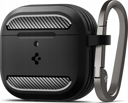 Attēls no Spigen SPIGEN RUGGED ARMOR APPLE AIRPODS 4 MATTE BLACK