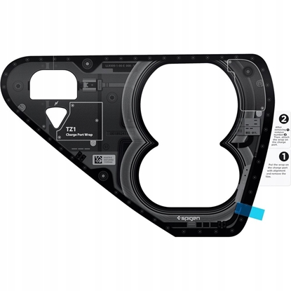Picture of Spigen Tesla Charge Port Wrap, zero one - Tesla Model Y/3