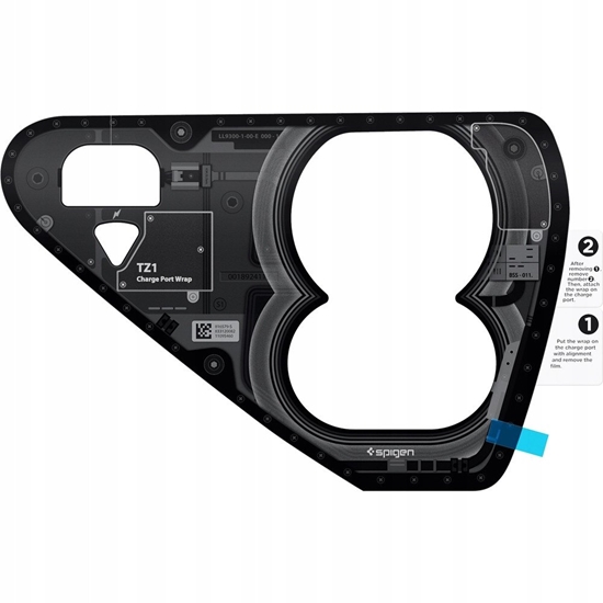 Picture of Spigen Tesla Charge Port Wrap, zero one - Tesla Model Y/3