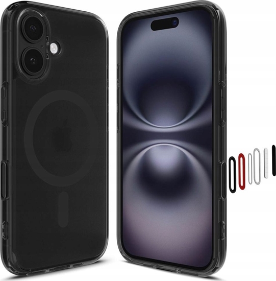 Picture of SPIGEN ULTRA HYBRID T MAG MAGSAFE IPHONE 16 FROST BLACK