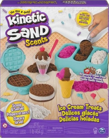 Изображение Spin Master Piasek plastyczny Kinetic Sand Lodowe specjay