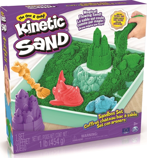Picture of Spin Master Zestaw KINETIC SAND - Piaskownica zielony