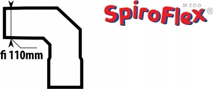 Picture of SpiroFlex 110 kolano nastawne nierdzewne