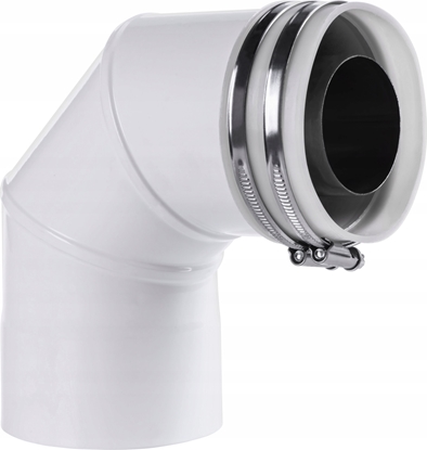 Изображение SpiroFlex 60/100 adapter VK (kolanowy) biay