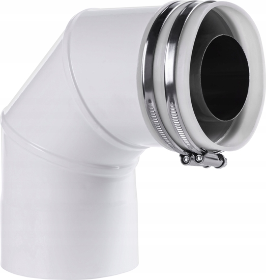 Изображение SpiroFlex 60/100 adapter VK (kolanowy) biay