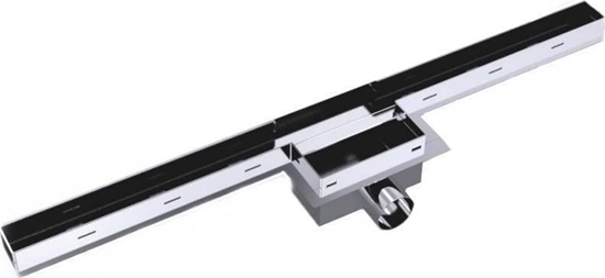 Picture of SpiroFlex 800 Szczelinowe odwodnienie prysznicowe AQUA STEEL LS z rusztem GL SPIROFLEX SX-OLS800GL