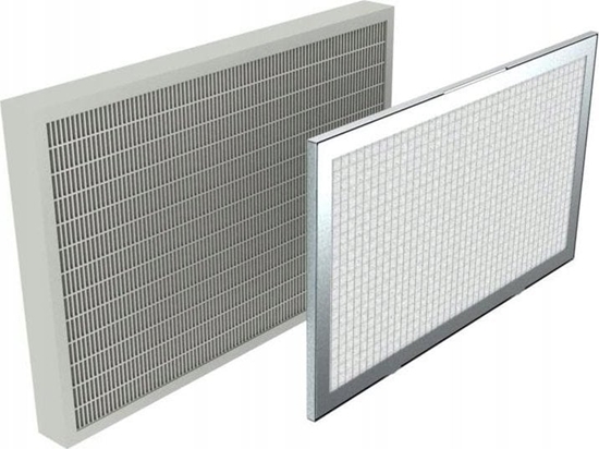 Picture of SpiroFlex Zestaw filtrów: Filtr dokadny 208x340x45mm ePM1 55% (F7) 1szt. Mata filtracyjna 200x340mm ISO Coarse (G3) - 2 szt. (S)