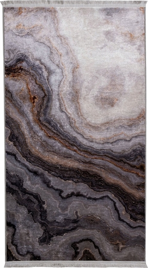 Picture of Splendid CARPET PRINTED AGAT 0.8X1.4M GREY