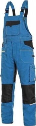 Изображение SPODNIE CXS OGRODNICZKI STRETCH NIEBIESKO-CZARNE ROZMIAR 48