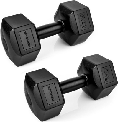 Picture of Spokey ‎‎Hantle Monster II winylowe 2 x 5 kg czarne