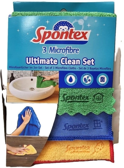 Picture of Spontex Microfibre Ultimate Clean 3er Tücherset