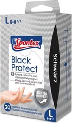 Picture of Spontex Spontex Black Protect 20 szt L rkawice nitrylowe