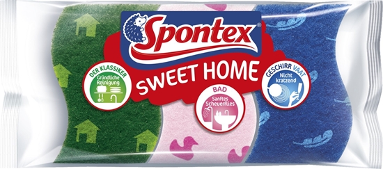 Picture of Spontex Spontex Spülschwamm Sweet Home x3