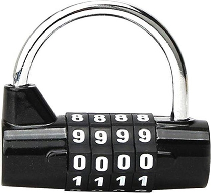 Picture of Sports Equipment RW19D BLOKADA ROWEROWA ZAPICIE SZYFR STAL CZARNY