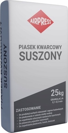 Изображение Sprarka Airpress PIASEK KWARCOWY SUSZONY 25KG 0-0.5MM