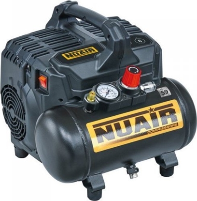 Attēls no Sprarka Nuair KOMPRESOR BEZOLEJOWY 6L 8 BAR WYCISZONY 59DB (1 SZT)