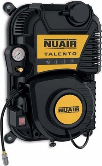 Picture of Sprarka Nuair KOMPRESOR BEZOLEJOWY CIENNY 1.5KM 8BAR 2L PRZEWÓD 9M WYCISZ (1 SZT)