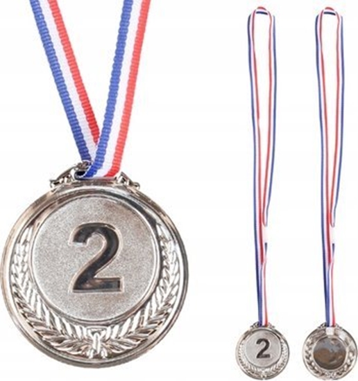 Picture of Srebrny Medal Drugiee Miejsce Nagroda Trofeum Cynkowy 6,5cm