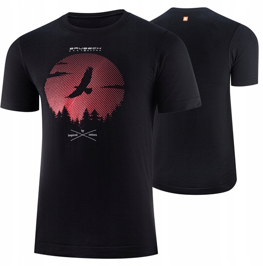 Picture of SS1265M Koszulka mska z krótkim rkawem OUTDOOR WOOL PRO czarny L - ORZE 1