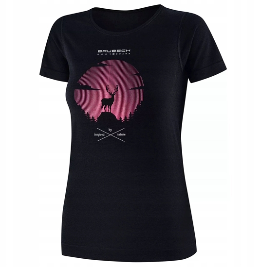 Picture of SS1272W Koszulka damska z krótkim rkawem OUTDOOR WOOL PRO czarny S - JELE 2