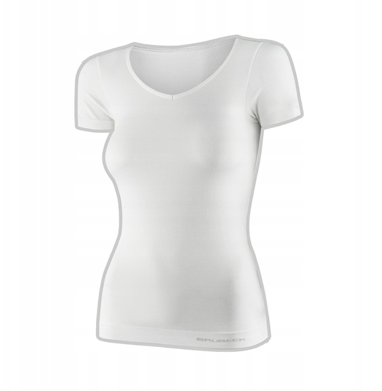 Picture of SS1398W Koszulka damska z krótkim rkawem COMFORT MERINO kremowy XL