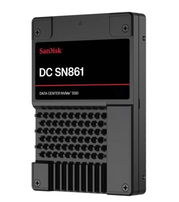 Изображение SSD|SANDISK|DC SN861|7.68TB|U.2|PCIe Gen5|SDS6BA176PSP9X30TS2527