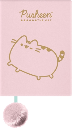 Attēls no St.Majewski NOTES PLUSZ A5/96K LIN PUSHEEN ROZ FO WB