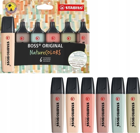 Picture of Stabilo Stabilo - Boss Nature Colors 6 Stk (200994) /Arts and Crafts