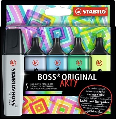 Attēls no Stabilo Zakrelacz Boss Original Arty 5 kolorów chodnych