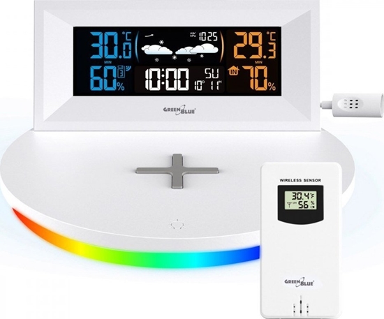 Picture of Bezprzewodowa stacja pogody z ładowarką Qi GB213 