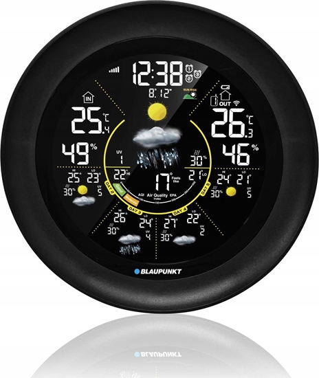 Picture of STACJA POGODOWA WS 65BK APP CZARNA (TUYA SMART, WI-FI)