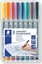 Изображение Staedtler 311 WP8, 8 pc(s), Black, Blue, Brown, Green, Orange, Red, Violet, Yellow, Grey, Polypropylene (PP), 0.4 mm