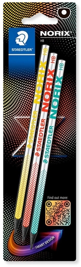 Picture of STAEDTLER Buntstifte NORIX HB x3 BK 100% PEFC retail