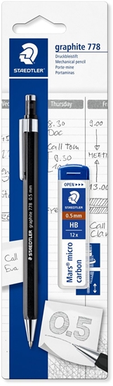 Picture of STAEDTLER Druckbleistift 778 05 + Minen BK