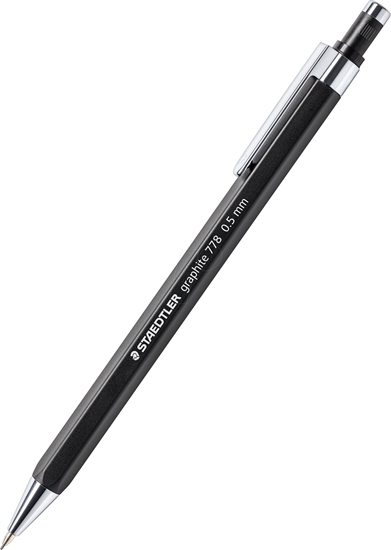 Picture of STAEDTLER Druckbleistift graphite 778 05-9 B 0,5mm Schaft schwarz (778 05-9)