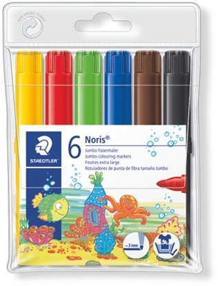 Attēls no STAEDTLER Fasermaler Noris Jumbo 6er-Set retail
